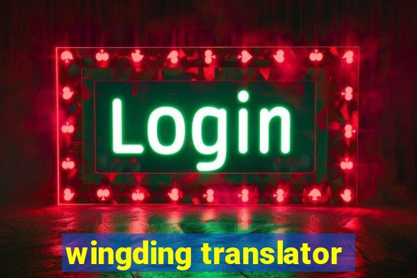 wingding translator